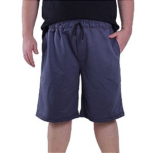 Bermuda Masculina Plus Size Moletom MXD Conceito Chumbo