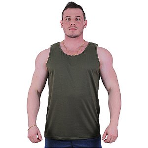 Regata Clássica Masculina MXD Conceito Verde Oliva