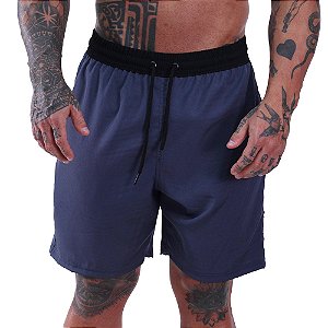 Bermuda em Tactel com Elastano Masculino MXD Conceito 3 Bolsos Chumbo