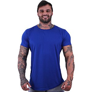 Camiseta Longline Masculina MXD Conceito Azul Royal