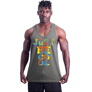 Regata Cavada Masculina MXD Conceito Just Be Cool Apenas Seja Legal