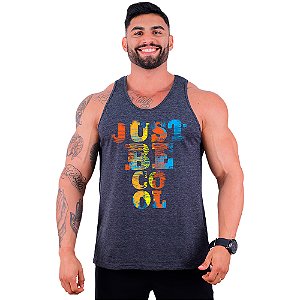 Regata Cavada Masculina MXD Conceito Just Be Cool Apenas Seja Legal