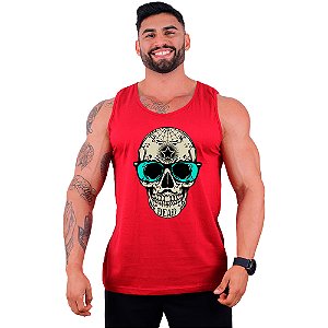 Regata Clássica Tradicional Masculina MXD Conceito Caveira Popstar