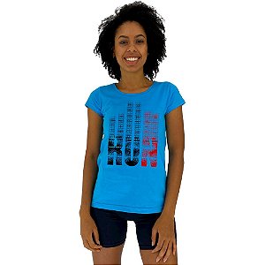 Camiseta Babylook Feminina MXD Conceito Run Corra Saudável