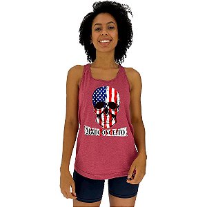 Regata Feminina Recorte Nadador MXD Conceito American Skull