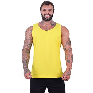 Regata Clássica Masculina MXD Conceito Amarelo