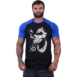 Camiseta Tradicional Masculina Manga Curta MXD Conceito Monkey Skull