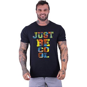 Camiseta Tradicional Manga Curta MXD Conceito Just Be Cool Seja Legal