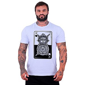 Camiseta Tradicional Masculina Manga Curta MXD Conceito Rei Lobo