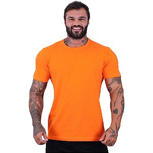 Camiseta Tradicional Masculina MXD Conceito Laranja