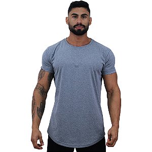 Camiseta Longline Masculina MXD Conceito Preto Básico - MXDAtacado