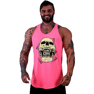 Regata Longline Masculina MXD Conceito Hardcore Skull Caveira