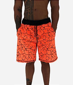 Bermuda Masculina Moletom MXD Conceito Laranja Enraizado