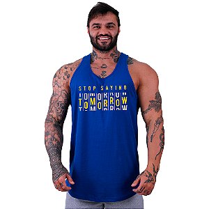Regata Longline Masculina MXD Conceito Stop Saying Tomorrow