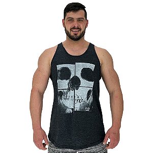 Regata Longline Masculina MXD Conceito Caveira Mosaico