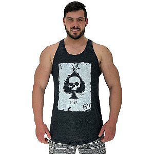 Regata Longline Masculina MXD Conceito Caveira Mosaico