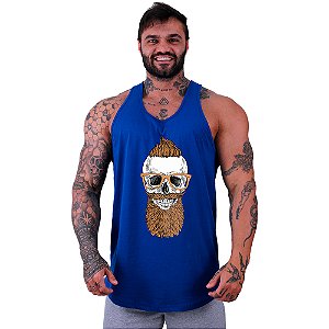 Regata Longline Masculina MXD Conceito Caveira Barbuda