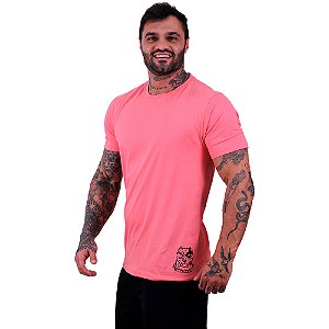 Camiseta Tradicional Masculina MXD Conceito Estampa Lateral Pitbull