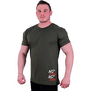 Camiseta Tradicional Masculina MXD Conceito Estampa Lateral No Pain No Gain
