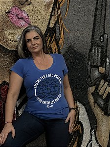 Baby Look IAT Melhor Ter Azul