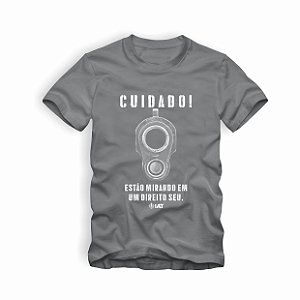 Camiseta IAT Cuidado Chumbo