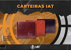 CARTEIRA IAT EM COURO