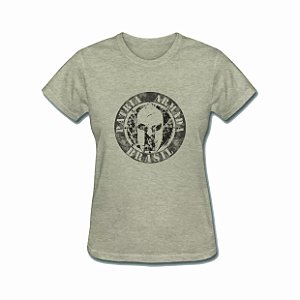 Camiseta Feminina IAT Pátria Armada Cáqui