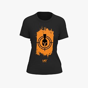 Camiseta Feminina IAT Alvo Preta