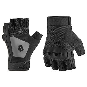 LUVA TÁTICA MEIO DEDO ROCKY PRETA INVICTUS TAM G