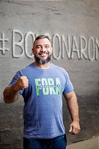 Camiseta IAT Fora Descondenado Azul