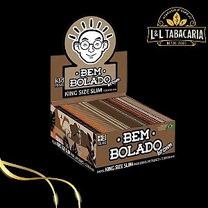 BEM BOLADO BROWN KS SLIM SIZE CAIXA C/50