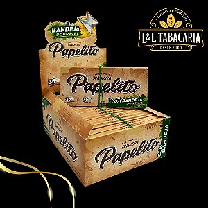 SEDA PAPELITO BROWN COM BANDEJA CAIXA C/20