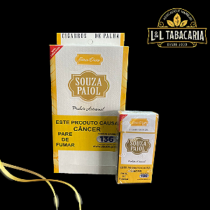 PALHEIRO SOUZA OURO CAIXA C/10 MAÇOS | 20 PALHEIROS