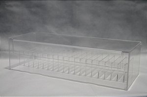 Suporte para Alicate grande deitado com tampa para 20 unidades (P14 G) Cristal
