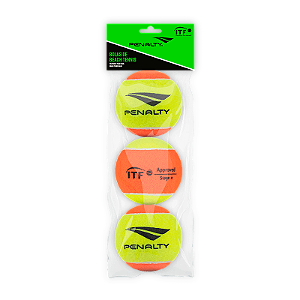 Bolas de Beach tennis Penalty kit com 3 Unidades.