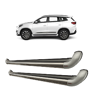 Estribo Tiggo 8 plataforma preto fosco Personal (somente a combustão)
