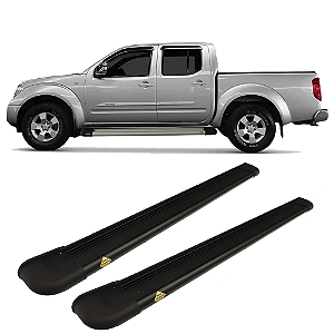 Estribo Frontier 2008 a 2016 em aluminio Preto Personal