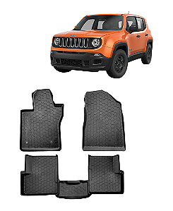 tapete Renegade moldado 5 peças preto