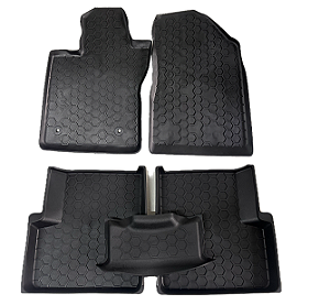 tapete Renegade moldado 5 peças preto