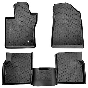 Tapete Commander moldado 5 peças preto