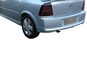 Spoiler Parachoque Traseiro Astra Hatch 2003 a 2011 TGPoli cor preto fosco