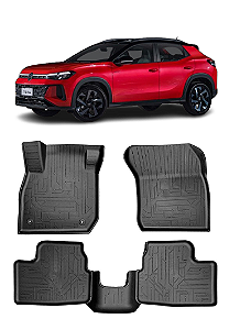 Tapete Tera VW moldado 5 peças preto