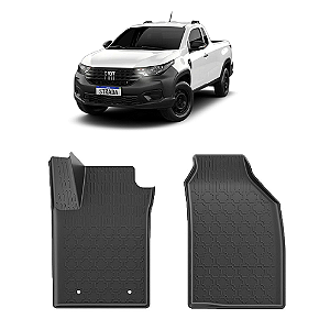 Tapete Strada 2021 em diante cabine simples moldado 2 peças preto