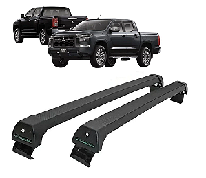 Rack L200 Triton 2025 em diante Em Aluminio Long Life Sports Cor Preto