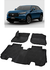 Tapete Honda HRV 2023 em diante moldado 5 peças preto
