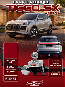 Engate Tiggo 5X 2027 em diante Enforth com ponteira fixa