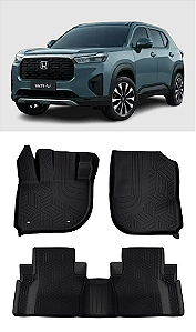 Tapete Honda WRV 2026 em diante moldado 5 peças preto