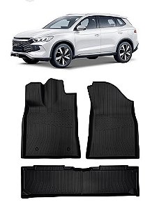 Tapete BYD Song Pro moldado 4 peças preto