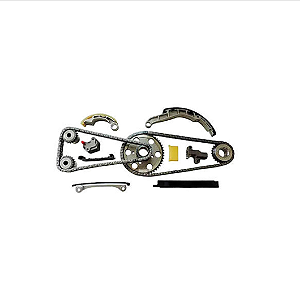 KIT DISTRIBUICAO 2CORRENTES/4ENGRENAGENS/4GUIAS/4TENSORES - KD0049CP INDISA