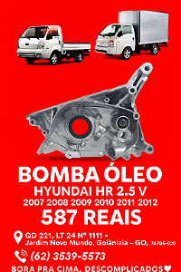 Bomba Oleo Hyundai Hr 2.5 8v 2007 2008 2009 2010 2011 2012